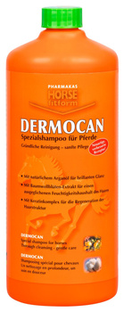 Szampon dla konia Dermocan, oczyszczający, 1000 ml, Pharmakas Horse Fitform