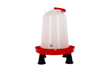 Poidło dla drobiu zakręcane, 15 l, z rączką i korkiem, na nóżkach