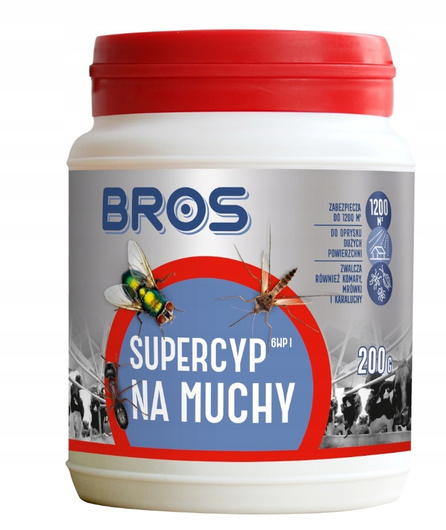 Preparaty na muchy Bros Supercyp 6WP – 200 g