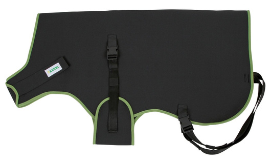 Derka dla cielaka Premium, Rozmiary: 70 - 80 cm, czarna, Kerbl