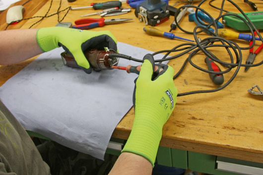 Rękawice robocze Activ Grip Lite, żółte, różne rozmiary: S - XL, Kerbl