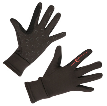 Rękawiczki jeździeckie Xaina, polar, czarne, różne rozmiary - XXS - XL, Covalliero
