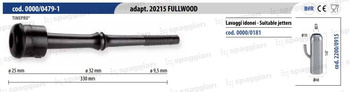 Guma strzykowa typ Fullwood, 20215, 9,5 mm, 4 szt., Spaggiari