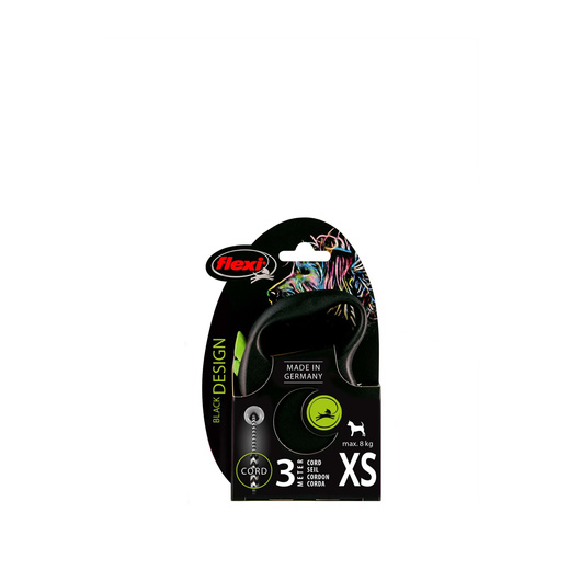 Smycz dla psa Flexi Black Design, linka, różne kolory, różne długości, różne rozmiary