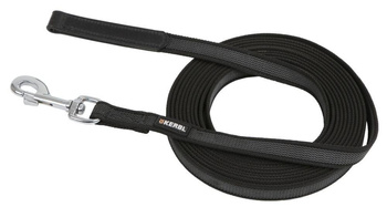 Smycz treningowa dla psa Antislip, 5 m x 20 mm / 10 m x 20 mm, czarna, Kerbl