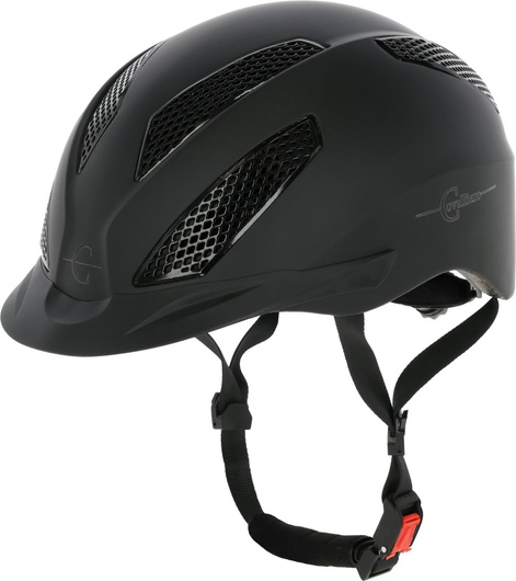 Kask jeździecki eXite, czarny, różne rozmiary (52-56 cm/ 57-60 cm), Covalliero