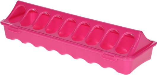 Karmidło dla kur 30 cm x 9,5 cm, różowe, Kerbl