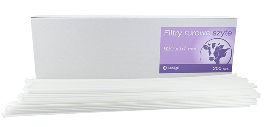 Filtr rurowy do mleka, 620 x 57 mm, 200 szt., Canagri