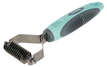 Filcak do sierści dla psów, zakrzywiony, ostrze 12, 18 cm, Kerbl