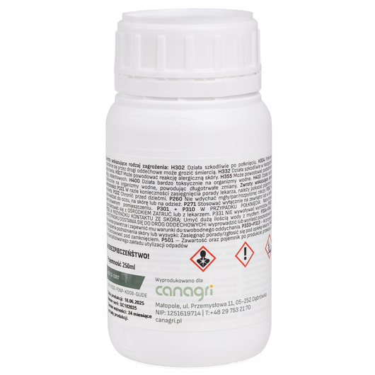 Środek owadobójczy na owady ASEKOR 400 Plus, koncentrat, 250 ml
