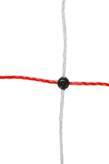 Siatka dla owiec TopLine Net, 50 m, 108 cm, pod. szpic, biało-pomarańczowa, Kerbl