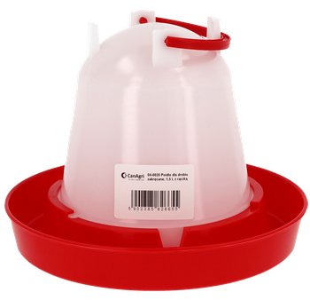 Poidło dla drobiu zakręcane, 1,5 l, z rączką