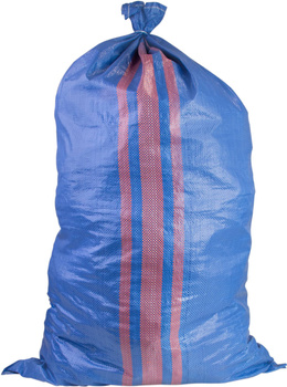 Worek polipropylenowy 65x105 cm, niebieski, 50 kg