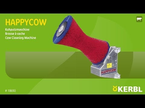 Czochradło automatyczne HAPPYCOW Uno, szczota polipropylen PP, Kerbl