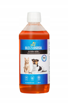 Olej z Łososia 100% Dla Psa i Kota Tłoczony Na Zimno - LAB-V – 500ml