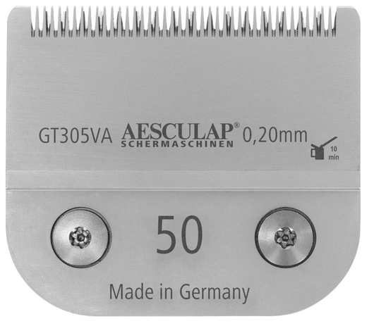 Ostrze do maszynki do strzyżenia, SnapOn, stal, nr 50, 0,2 mm, Aesculap