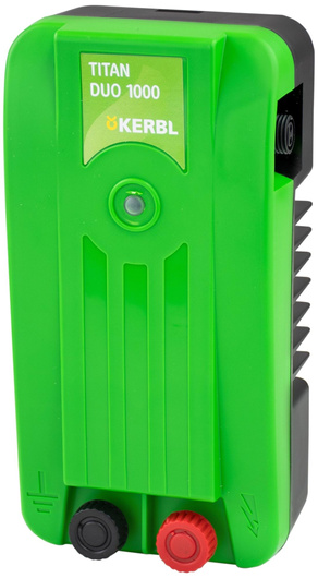 Elektryzator uniwersalny TITAN DUO 1000 dla koni, bydła i małych zwierząt, 1,0 J, Kerbl
