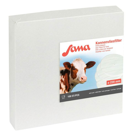 Filtr krążkowy z dziurą, do mleka Sana, śr. 300 mm, 100 szt., Kerbl