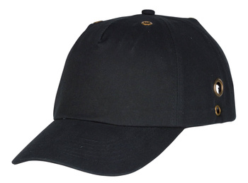 Kask - czapka ochronna, czarna