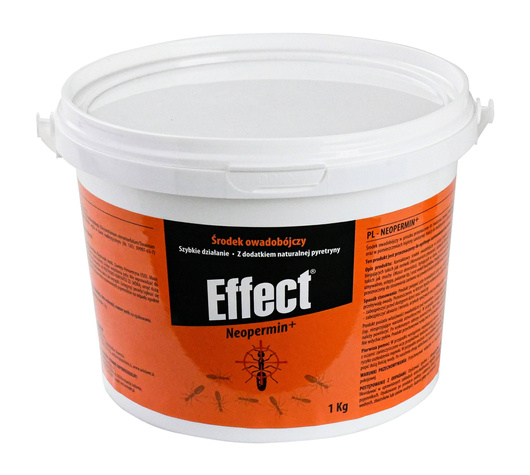 Środek owadobójczy przeciw mrówkom Neopermin+, proszek, 1000 g, Effect