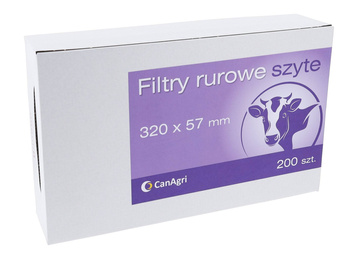 Filtr rurowy do mleka, 320 x 57 mm, 200 szt., Canagri