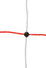 Siatka dla owiec TopLine Net, 50 m, 108 cm, pod. szpic, biało-pomarańczowa, Kerbl