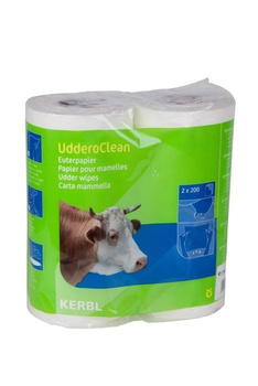 Papier do higieny wymion Uddero Clean, 23 x 22 cm, 2 x 200 list., Kerbl