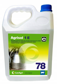 Preparat do ręcznego mycia konwi Agrisol 1 E 78, 5 kg, Can Agri