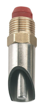 Poidło smoczkowe dla tuczników, mosiądz/stal, cienki trzpień, 1/2" - 1/2", 63 mm, Kerbl