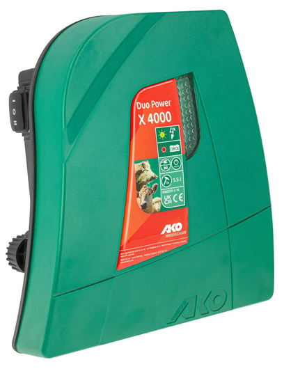 Elektryzator uniwersalny DUO Power X 4000, dla dzików, bydła, 5.5 J, AKO