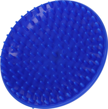 Zgrzebło z wypustkami gumowymi, niebieski, Covalliero