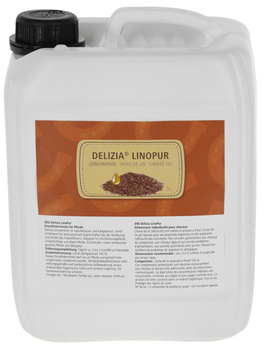 Olej lniany dla konia Delizia, 5 l, Kerbl