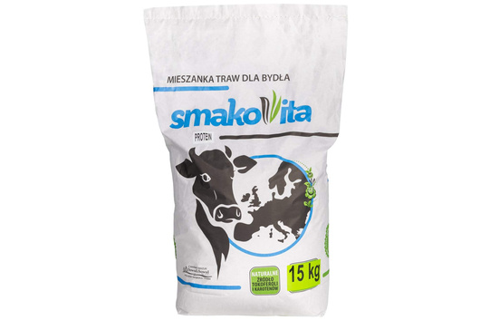 Mieszanka traw Protein Smakovita, z lucerną, 15 kg, Sowul & Sowul