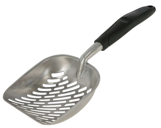 Szufelka do żwirku dla kota, aluminium, 35 x 14 cm, Kerbl