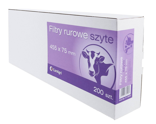 Filtr rurowy do mleka, 455 x 75 mm, 200 szt., Canagri
