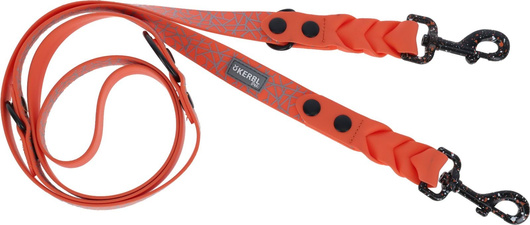 Smycz przepinana dla psa Puno, 200 cm x 25 mm, pomarańczowy, Kerbl
