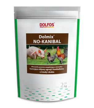 Mieszanka paszowa na objawy agresji i kanibalizmu Dolmix No-Kanibal 2 kg