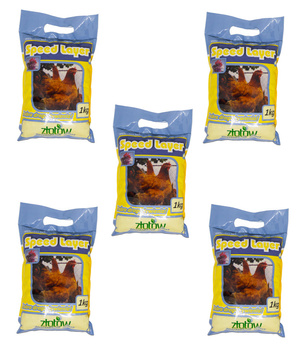 Pasza dla niosek Speed Layer - Dopalacz nieśności  – 5 x 1 kg