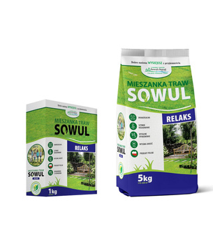 Mieszanka traw Relaks, Waga produktu: 1 kg/5 kg, Sowul & Sowul