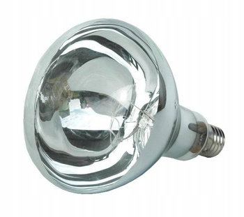 Promiennik podczerwieni, żarówka 250 W, biala, szkło hartowane, Kerbl