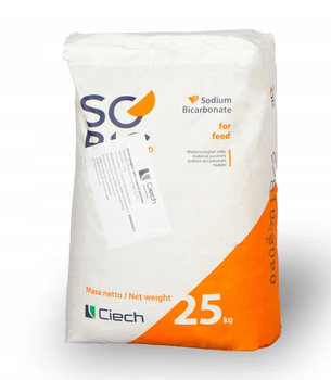 Kwaśny węglan sodu, wodorowęglan, Paszowy - 25kg