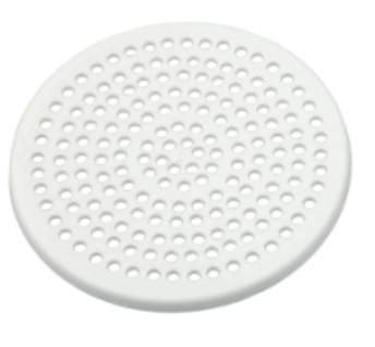 Wkład rzadki, cedzidła aluminiowego malego, otwory Ø 4 mm, 177 otworów