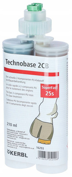 Klej do kopyt Technobase 2CB Super Fast, szybko utwardzający, 210 ml, Kerbl