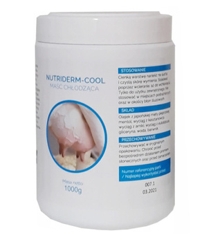 Maść do wymion chłodząca Nutriderm Cool - 1 kg