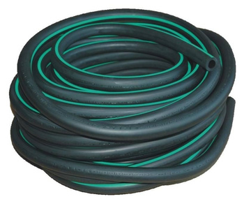 Przewód mleczny gumowy, 16 x 27 mm, 1 metr, zielony pasek, Reci Prof