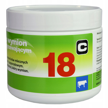 Balsam do wymion z efektem rozgrzewającym ”18”, 500 ml, Canagri