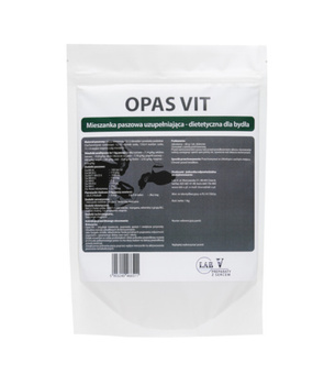 Mieszanka paszowa uzupełniająca dietetyczna dla bydła LAB-V Opas Vit 100g