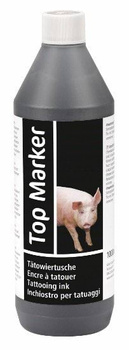 Tusz do tatuowania TopMarker, czarny, 1000 ml