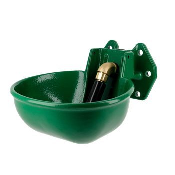 Poidło miskowe żeliwne, z zaworem rurowym, dla bydła i koni, 2,5L, Kerbl