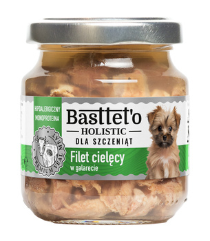 Karma dla szczeniąt Ibra Basttet'o Holistic filet cielęcy w galarecie 130g